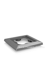 Подставка для кашпо Lechuza "Сubico Premium Coaster 30 charcoal metallic" - фото 1