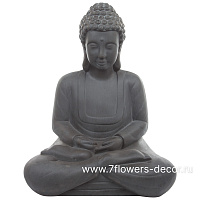 Фигура Nobilis Marco "Plain antique grey Buddha", 55х36хH68 см - фото 1