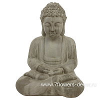 Фигура Nobilis Marco "Plain antique green Buddha", 31,5х22хH41 см - фото 1